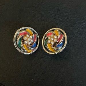 Vintage Clip On Earrings